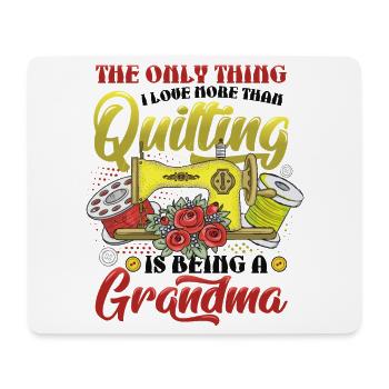 Nähen Quilter Oma Quilten - Mousepad (Querformat) - Weiß - Vorne