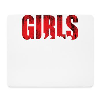 Girl in a Mission Groom Squad - Mouse Pad (horizontal) - white - Front