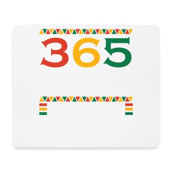365 Tage Schwarze Geschichte Afroamerikaner 16. - Mousepad (Querformat) - Weiß - Vorne