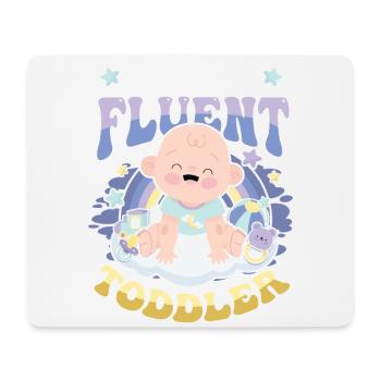Ich Spreche Fließend Kleinkind - Mousepad (Querformat) - Weiß - Vorne