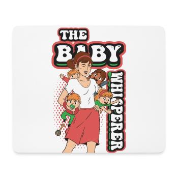 The Baby Whisperer Nanny Childminder Babysitter - Mouse Pad (horizontal) - white - Front