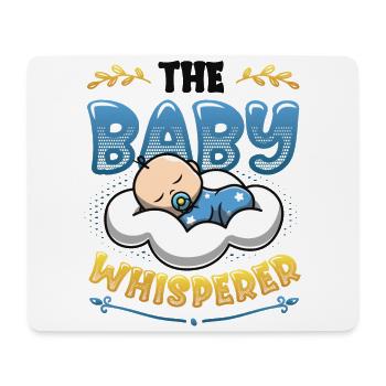 The Baby Whisperer Nanny Childminder Babysitter - Mouse Pad (horizontal) - white - Front