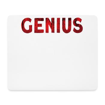 Halten Sie Es Einfach Genius Font Genius - Mousepad (Querformat) - Weiß - Vorne