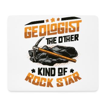Geology Geologist - Mouse Pad (horizontal) - white - Front