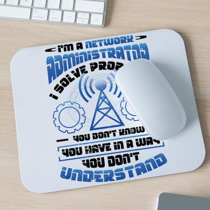 Solve problems IT-support network administrator Mouse Pad (horizontal)