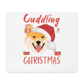Shiba Inu Merry Christmas - Mouse Pad (horizontal) - white - Front