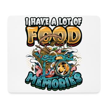 I have a lot of food memories, I like to eat - Mouse Pad (horizontal) - white - Front