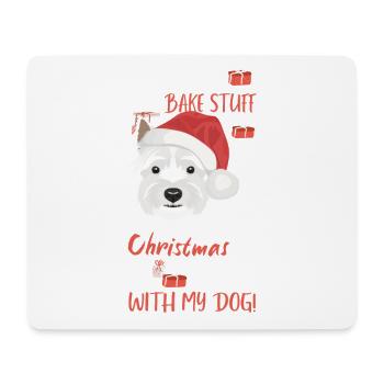 West Highland Terrier Merry Christmas - Mouse Pad (horizontal) - white - Front
