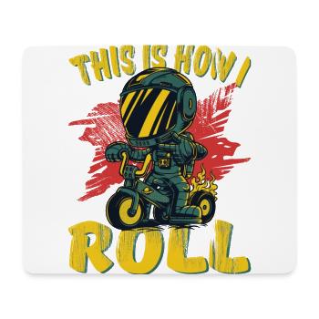 Cool tricycle stroller How I roll - Mouse Pad (horizontal) - white - Front