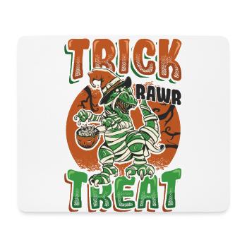 Trick Rawr Treat Halloween Trex - Tapis de souris (format paysage) - blanc - Devant