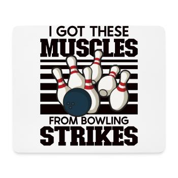 Lustige Bowling Team Bowler Strike Geschenkidee - Mousepad (Querformat) - Weiß - Vorne