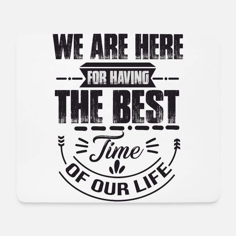 Weekend with friends in the group Drink and - Mouse Pad (horizontal) - white