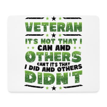 Stolz Auf Veteran, Anerkennung, Veterans Day. - Mousepad (Querformat) - Weiß - Vorne