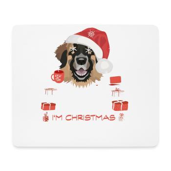 Marché de Noël de Leonberg - Tapis de souris (format paysage) - blanc - Devant