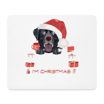 Marché de Noël du Labrador - Tapis de souris (format paysage) - blanc - Devant