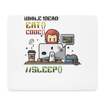 Programmer,Computer Programmer,Joke - Mouse Pad (horizontal) - white - Front