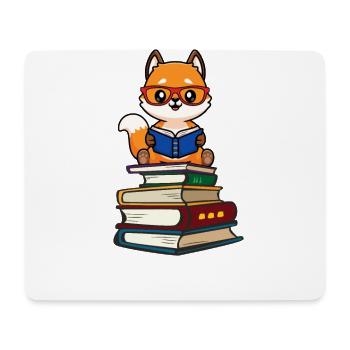 Fuchs - Mousepad (Querformat) - Weiß - Vorne