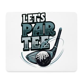 Lets Par Tee Golfer Funny Golf Club - Mousepad (Querformat) - Weiß - Vorne