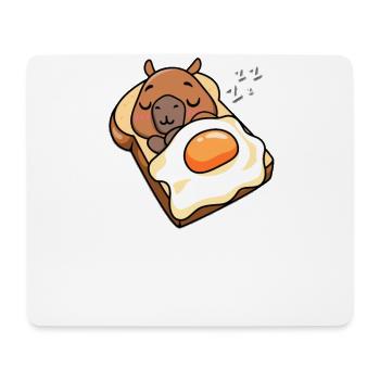 Capybara - Mousepad (Querformat) - Weiß - Vorne