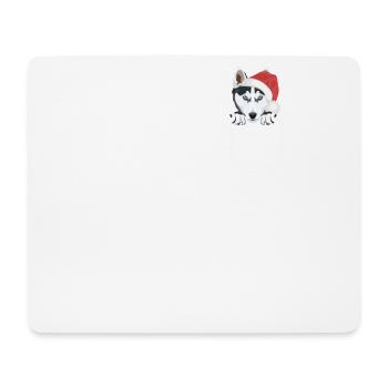 Husky Merry Christmas - Mouse Pad (horizontal) - white - Front