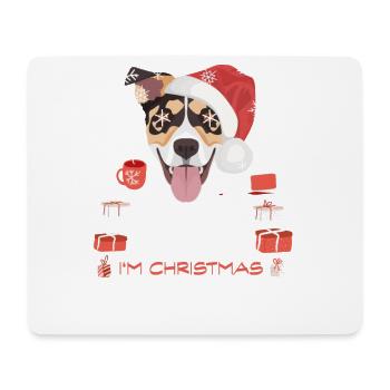 Jack Russell Terrier Weihnachtsmarkt - Mousepad (Querformat) - Weiß - Vorne
