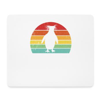 Gorfou doré - Tapis de souris (format paysage) - blanc - Devant