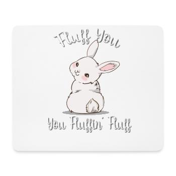 Rabbit - Mouse Pad (horizontal) - white - Front
