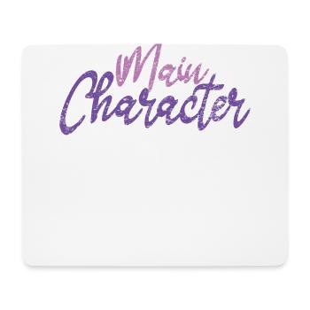 Cool Writing Protagonist Der Hauptfigur - Mousepad (Querformat) - Weiß - Vorne