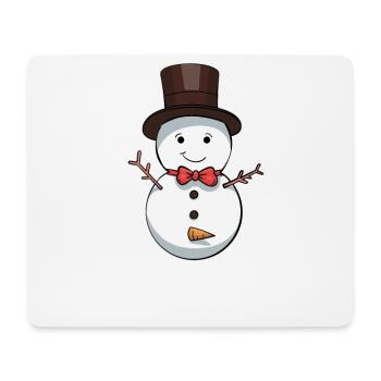 Snow job? Merry Christmas Xmas Yulitede - Mouse Pad (horizontal) - white - Front