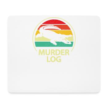 Murder Log - Mouse Pad (horizontal) - white - Front