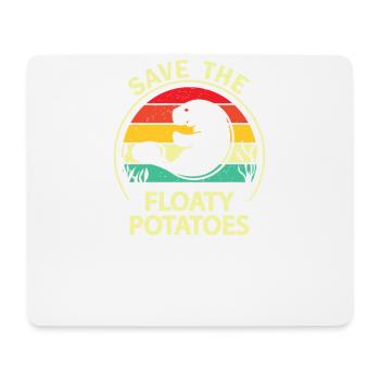 Manatee - Mouse Pad (horizontal) - white - Front