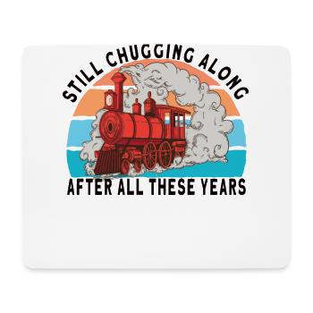 Train Railroad Locomotive Model Railway Fans - Mouse Pad (horizontal) - white - Front