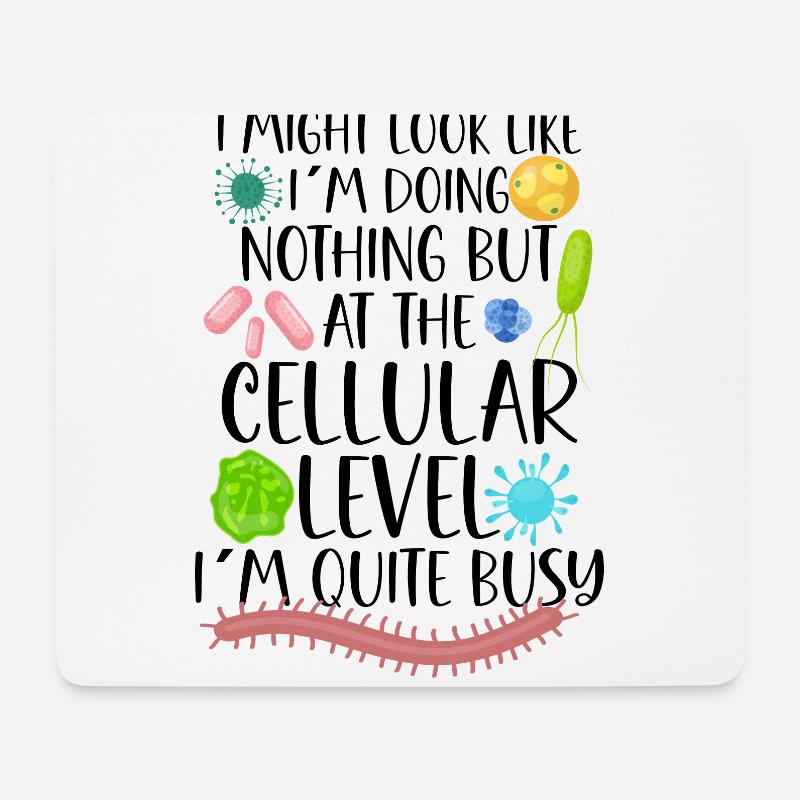 Microbiologist Microbiology Lab Staph Biology - Mousepad (Querformat) - Weiß