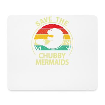 Manatee - Mouse Pad (horizontal) - white - Front