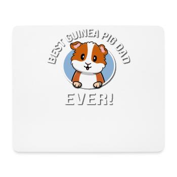 Guinea Pig Dad - Mouse Pad (horizontal) - white - Front