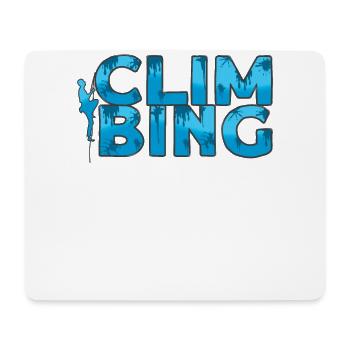 Climbing Extreme sport climbing - Mouse Pad (horizontal) - white - Front