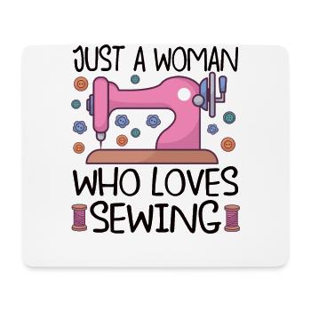 Sewing Machine Funny Sewing Sewing Sewing Fan Hobby - Mouse Pad (horizontal) - white - Front