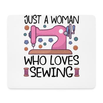 Sewing Machine Funny Sewing Sewing Sewing Fan Hobby - Mouse Pad (horizontal) - white - Front