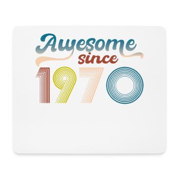 Vintage 1970 Retro Bitrthday Limited Edition - Mouse Pad (horizontal) - white - Front