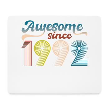 Vintage 1992 Retro Bitrthday Limited Edition - Mouse Pad (horizontal) - white - Front