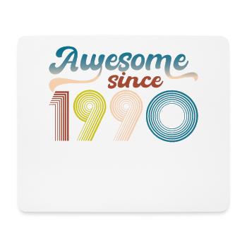 Jahrgang 1990 Retro Bitrthday Limited Edition - Mousepad (Querformat) - Weiß - Vorne