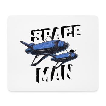 SPACE MAN - Mousepad (Querformat) - Weiß - Vorne
