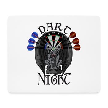 Dart Night, Dart Design, Design gothique, mystique - Tapis de souris (format paysage) - blanc - Devant