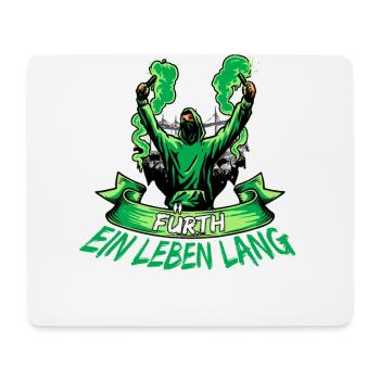 Fürth ein Leben lang - Mousepad (Querformat) - Weiß - Vorne