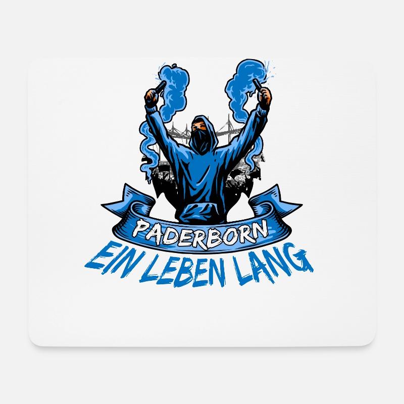 Paderborn ein Leben lang - Mousepad (Querformat) - Weiß
