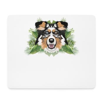 Tropical Australian Shepherd - Mouse Pad (horizontal) - white - Front
