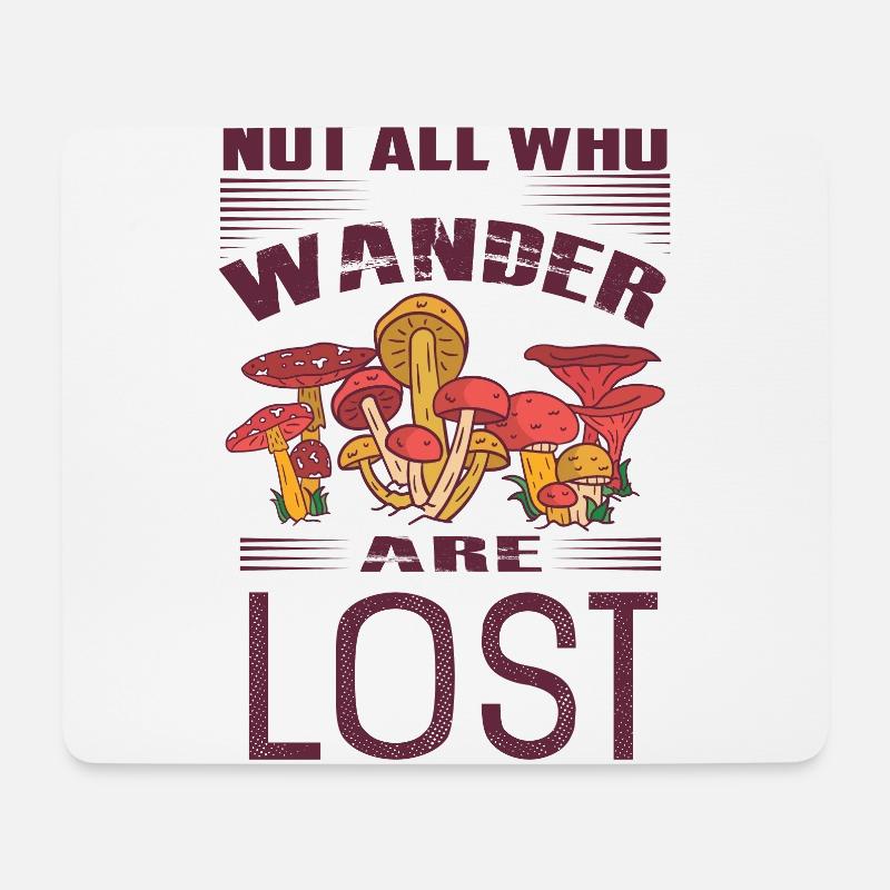 Pilzsammler und Pilz Freunde - Mousepad (Querformat) - Weiß