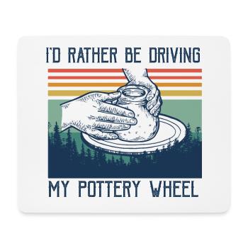 Töpfern und Töpferei - Mousepad (Querformat) - Weiß - Vorne