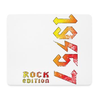 Birthday Rock Edition 1957 - Tapis de souris (format paysage) - blanc - Devant