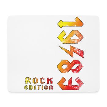 Birthday Rock Edition 1983 - Tapis de souris (format paysage) - blanc - Devant